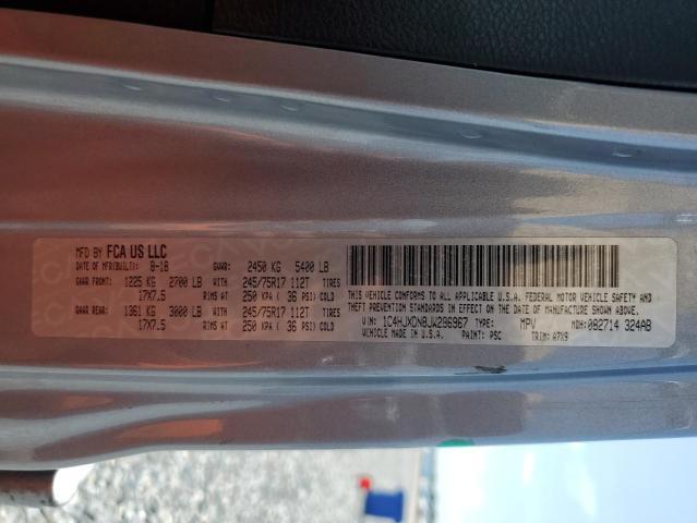 2018 JEEP WRANGLER U 1C4HJXDN8JW286967