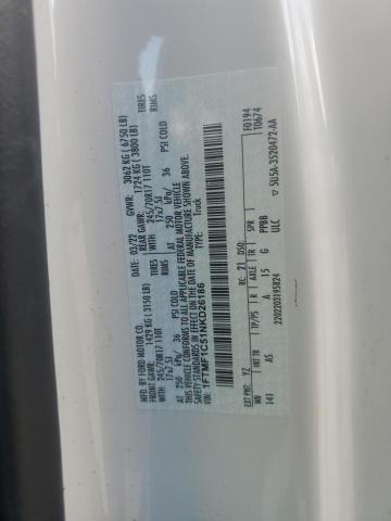 2022 FORD F150 - 1FTMF1C51NKD26186