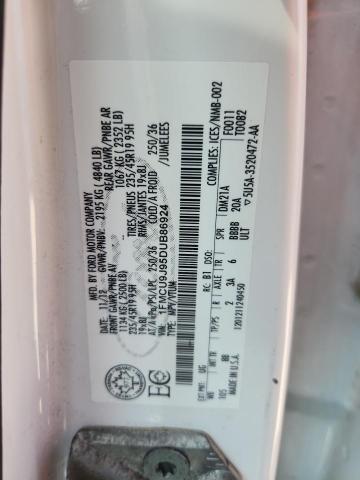 2013 FORD ESCAPE TIT - 1FMCU9J95DUB86924