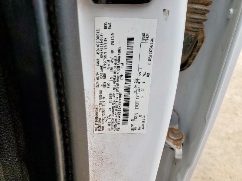 2019 FORD F250 SUPER - 1FT7W2B66KED93681