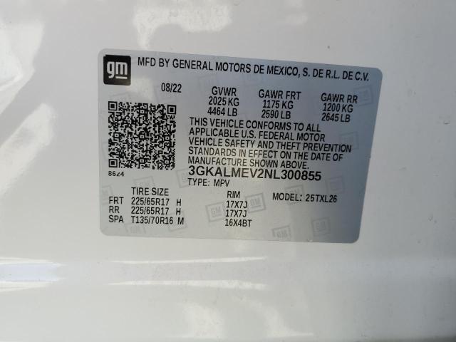 2022 GMC TERRAIN SL 3GKALMEV2NL300855