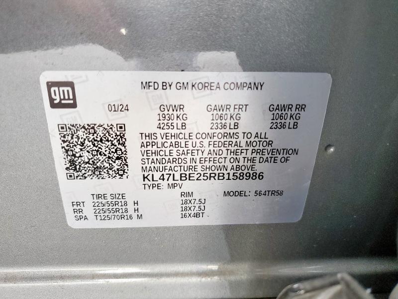 2024 BUICK ENVISTA SP - KL47LBE25RB158986