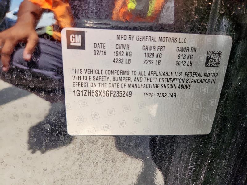 2016 CHEVROLET MALIBU PRE 1G1ZH5SX6GF235249