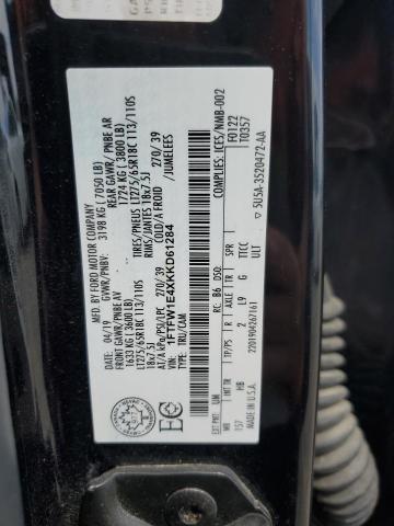 2019 FORD F150 SUPER - 1FTFW1E4XKKD61284