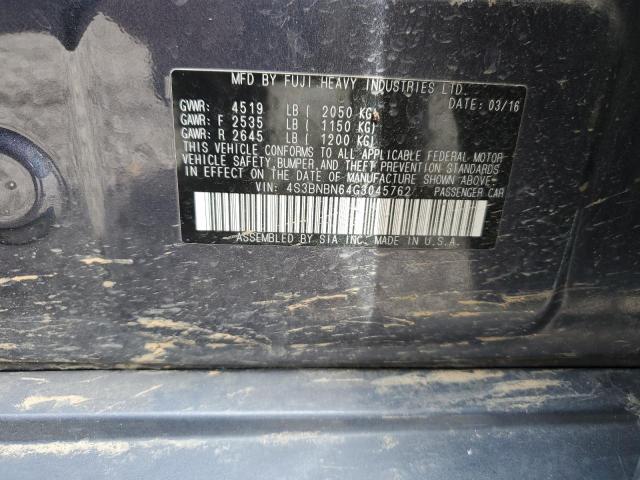 2016 SUBARU LEGACY 2.5 - 4S3BNBN64G3045762