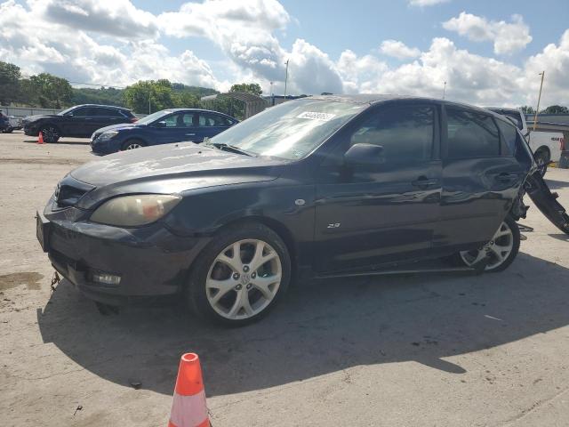 MAZDA 3 HATCHBAC 2008 black  gas JM1BK343481160574 photo #1