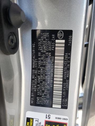 2022 TOYOTA CAMRY LE - 4T1R11AK9NU647860
