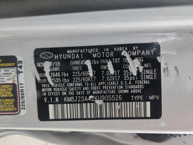 2019 HYUNDAI TUCSON SE - KM8J23A42KU905526