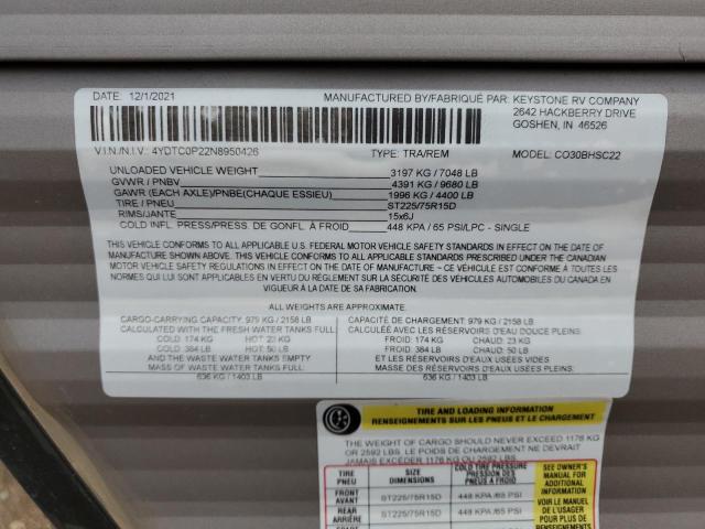 2022 DUTCHMEN COLORADO #3235954805