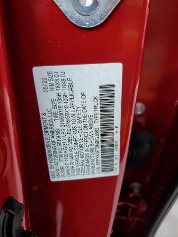 2022 HONDA RIDGELINE 5FPYK3F72NB028692