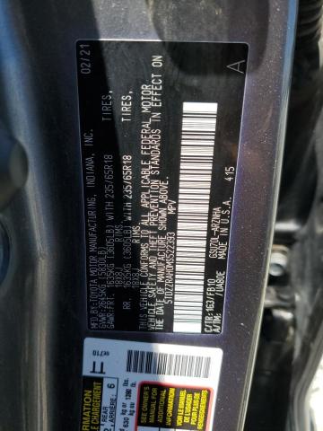 2021 TOYOTA HIGHLANDER - 5TDZZRAH0MS522393