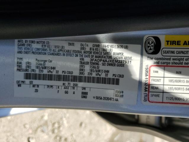2014 FORD FIESTA S - 3FADP4AJXEM227931