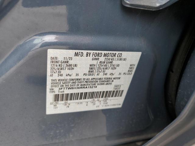 2024 FORD MAVERICK X 3FTTW8H36RRA15219