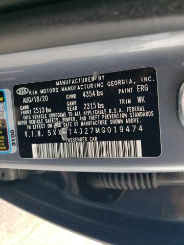 2021 KIA K5 LXS - 5XXG14J27MG019474