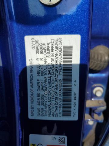 2019 HONDA ACCORD SPO 1HGCV2F3XKA032805