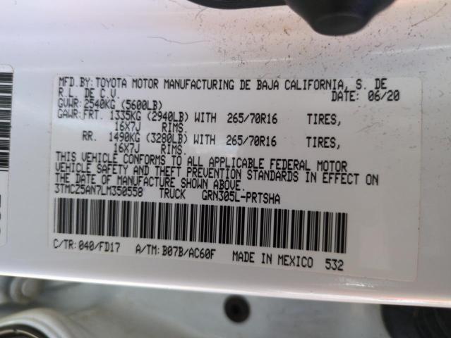 2020 TOYOTA TACOMA DOU 3TMCZ5AN7LM350558