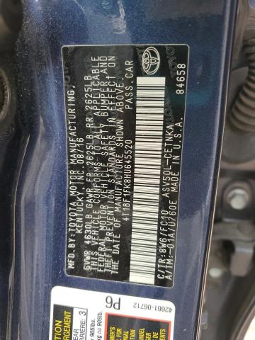 2017 TOYOTA CAMRY LE 4T1BF1FK8HU645520