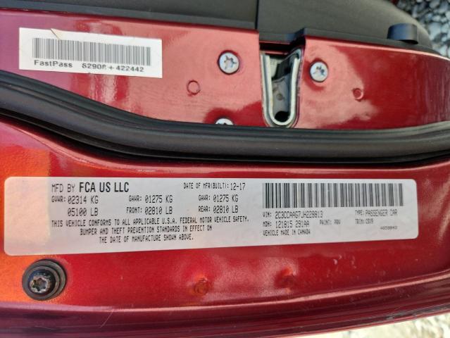 2018 CHRYSLER 300 TOURIN 2C3CCAAG7JH228813