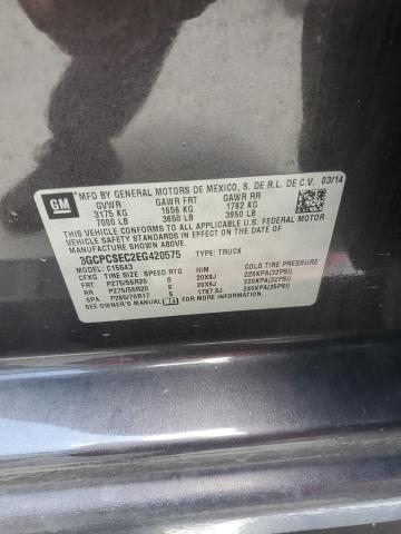 2014 CHEVROLET SILVERADO - 3GCPCSEC2EG420575