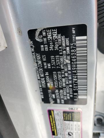 2017 HYUNDAI SANTA FE SPORT - 5XYZW4LA9HG463875
