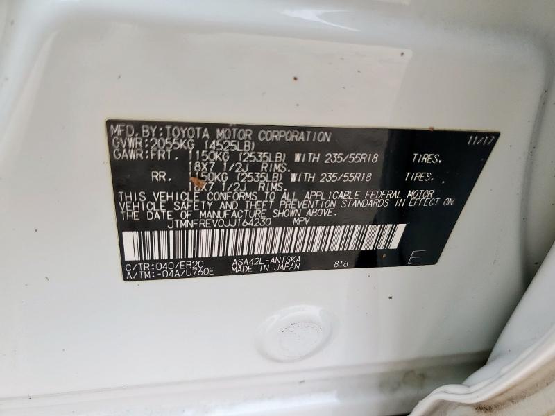 2018 TOYOTA RAV4 SE - JTMNFREV0JJ164230