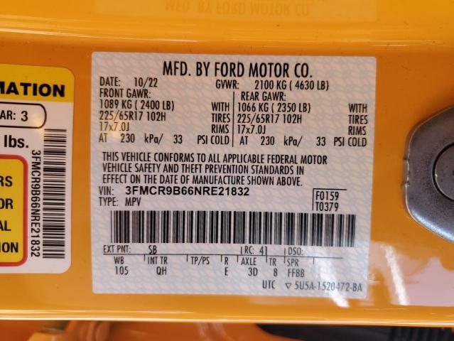 2022 FORD BRONCO SPO 3FMCR9B66NRE21832