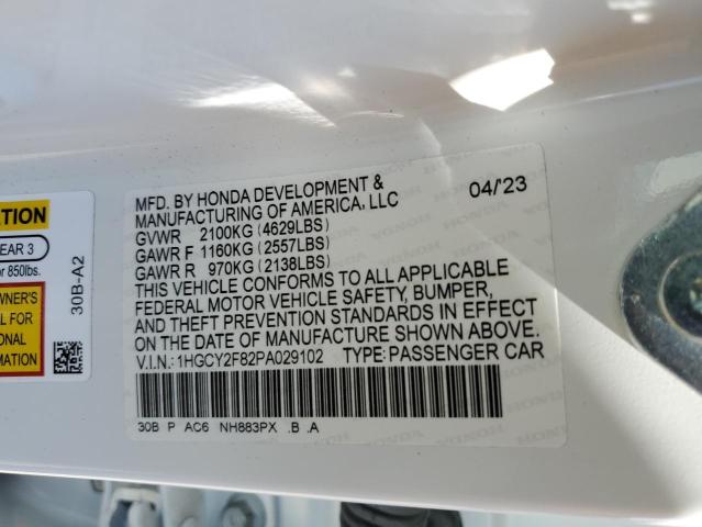 2023 HONDA ACCORD TOU 1HGCY2F82PA029102