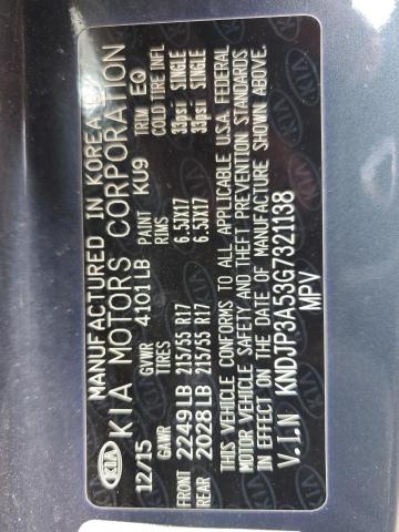 2016 KIA SOUL + - KNDJP3A53G7321138