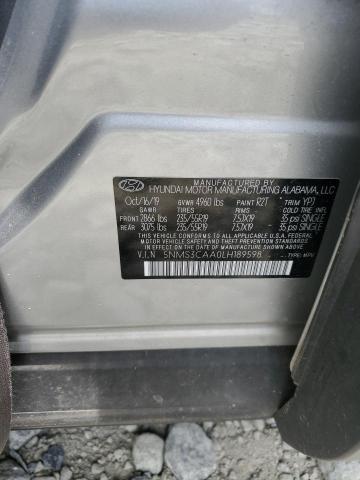 2020 HYUNDAI SANTA FE S - 5NMS3CAA0LH189598