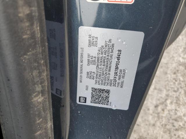 2023 CHEVROLET CAMARO LT1 1G1FF1R78P0149418