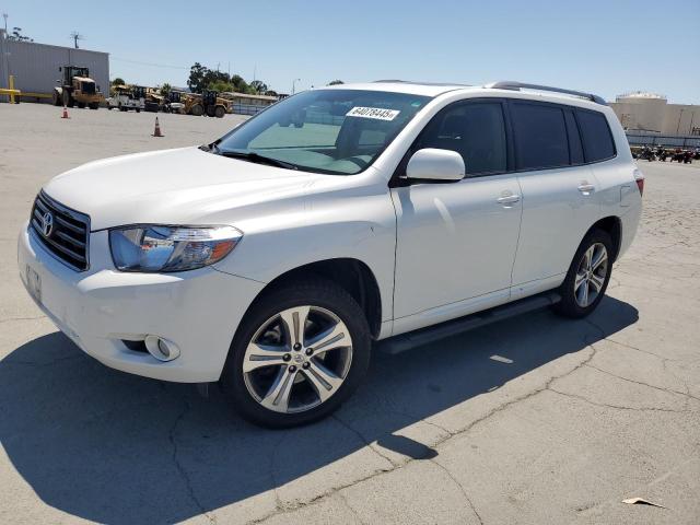 TOYOTA HIGHLANDER 2009 white  gas JTEES43A392139208 photo #1