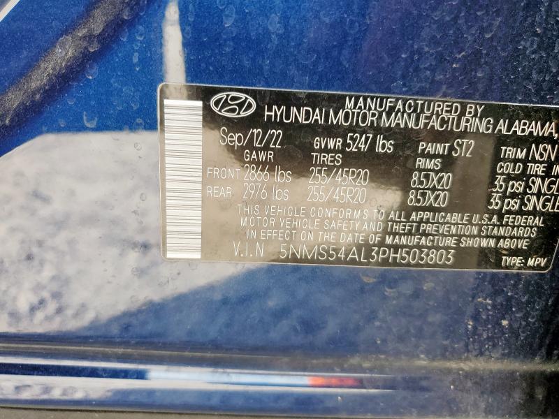 2023 HYUNDAI SANTA FE C 5NMS54AL3PH503803