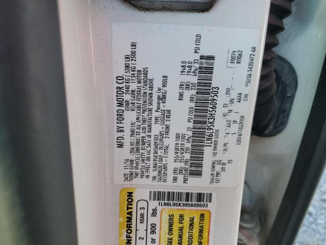 2017 LINCOLN CONTINENTA 1LN6L9SK3H5609503