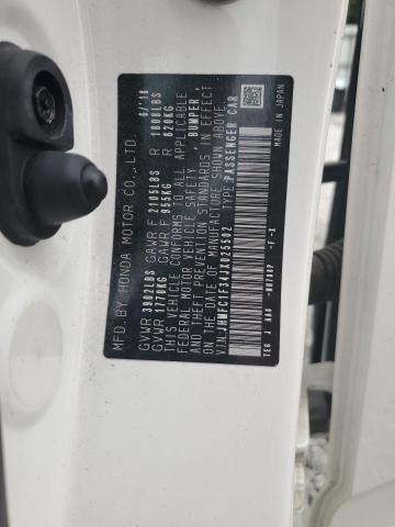 2018 HONDA CIVIC EX JHMFC1F34JX025502