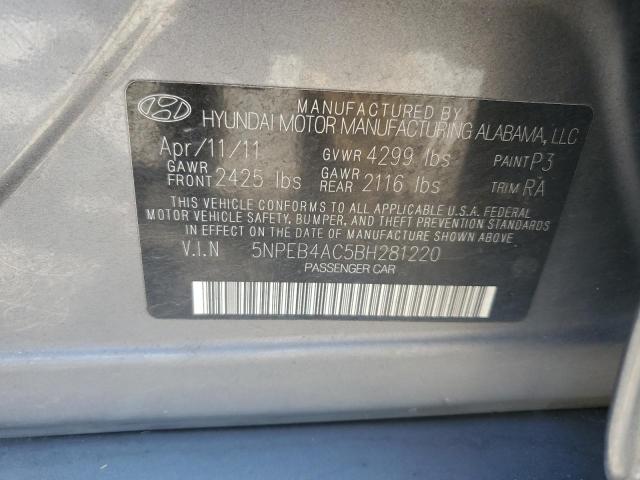 2011 HYUNDAI SONATA GLS - 5NPEB4AC5BH281220