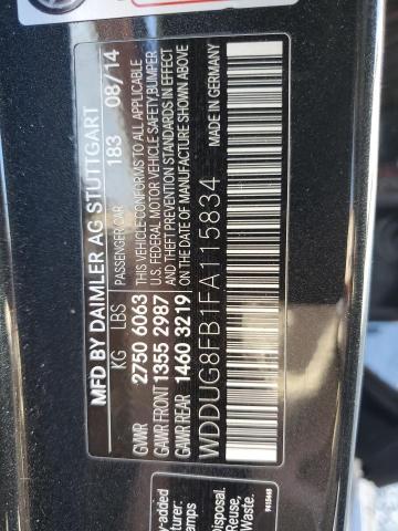 2015 MERCEDES-BENZ S 550 4MAT WDDUG8FB1FA115834