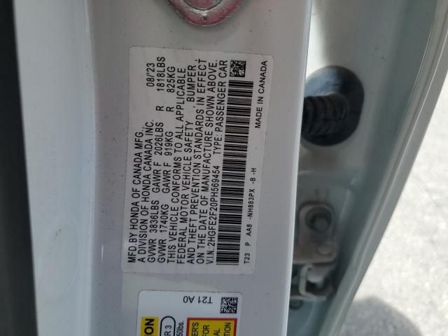 2023 HONDA CIVIC LX 2HGFE2F20PH569454