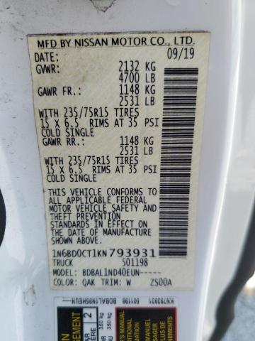 2019 NISSAN FRONTIER S - 1N6BD0CT1KN793931