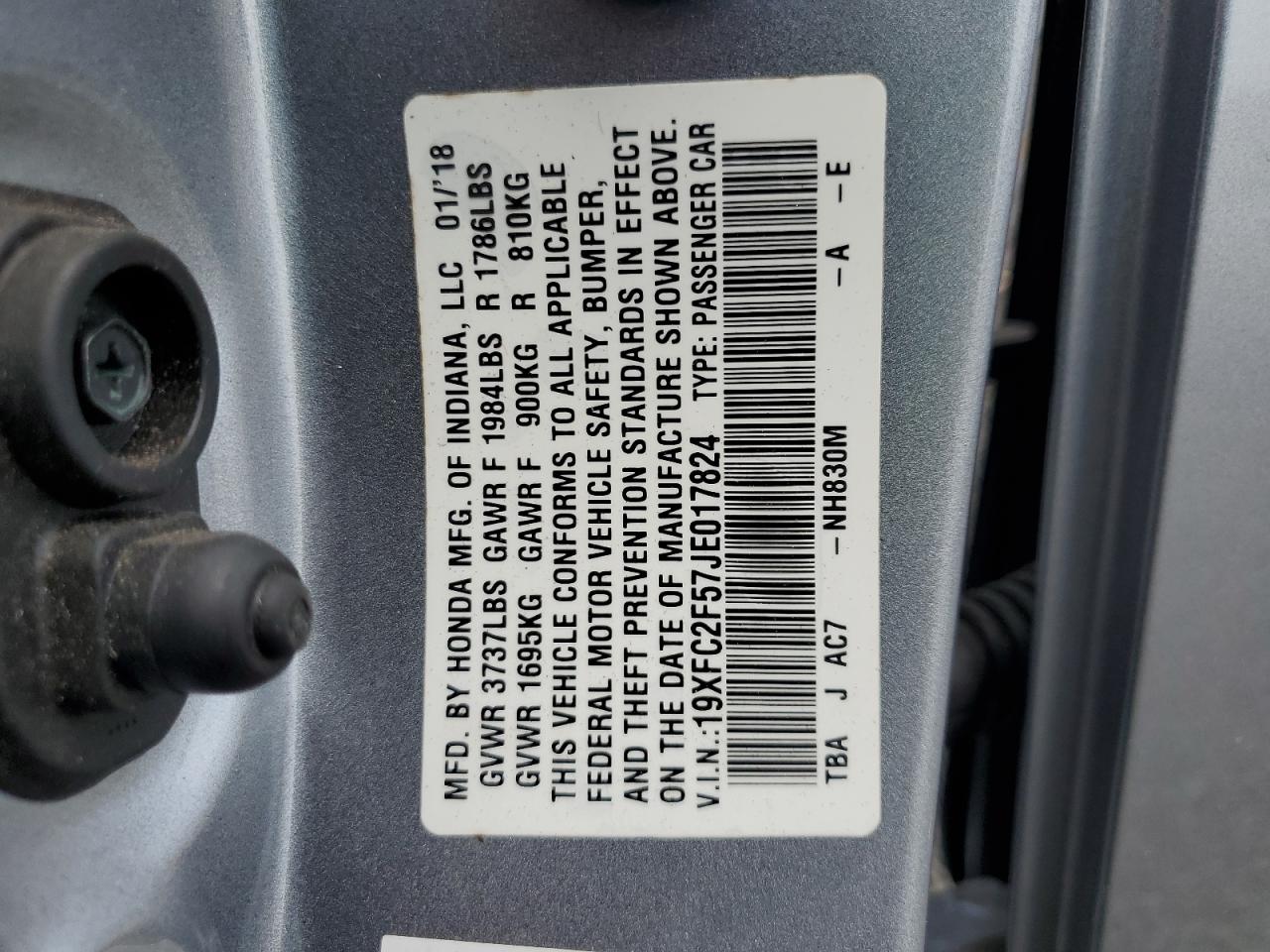 Honda Civic lx 2018