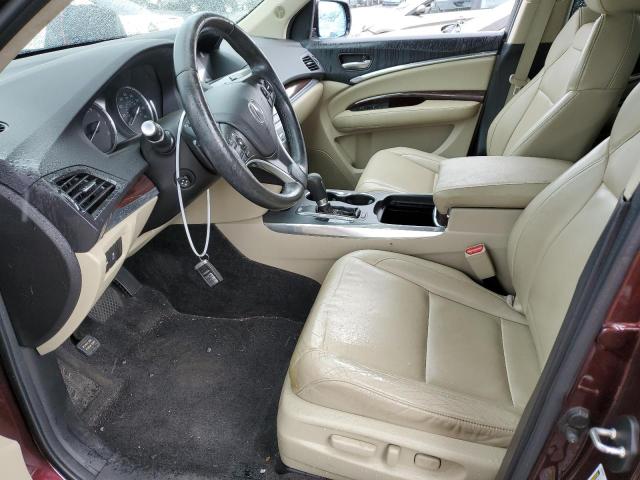 2015 ACURA MDX TECHNO 5FRYD4H48FB001251