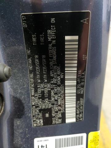 2017 TOYOTA SIENNA LE - 5TDJZ3DC7HS180201