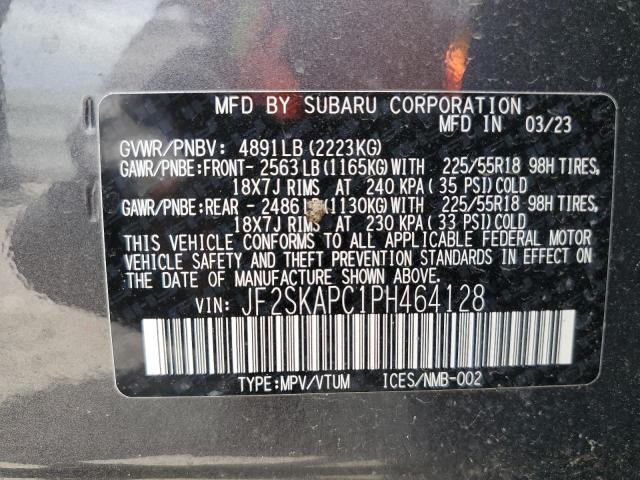 2023 SUBARU FORESTER L JF2SKAPC1PH464128