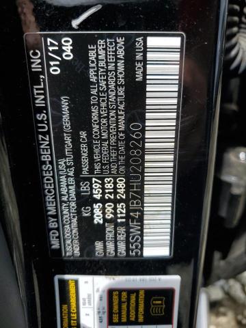 2017 MERCEDES-BENZ C 300 55SWF4JB7HU208260