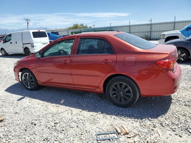 TOYOTA COROLLA BA 2009 red sedan 4d gas JTDBL40E79J041333 photo #3