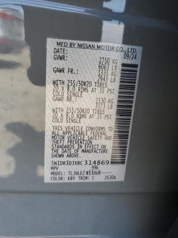 2024 NISSAN PATHFINDER - 5N1DR3DJXRC314869