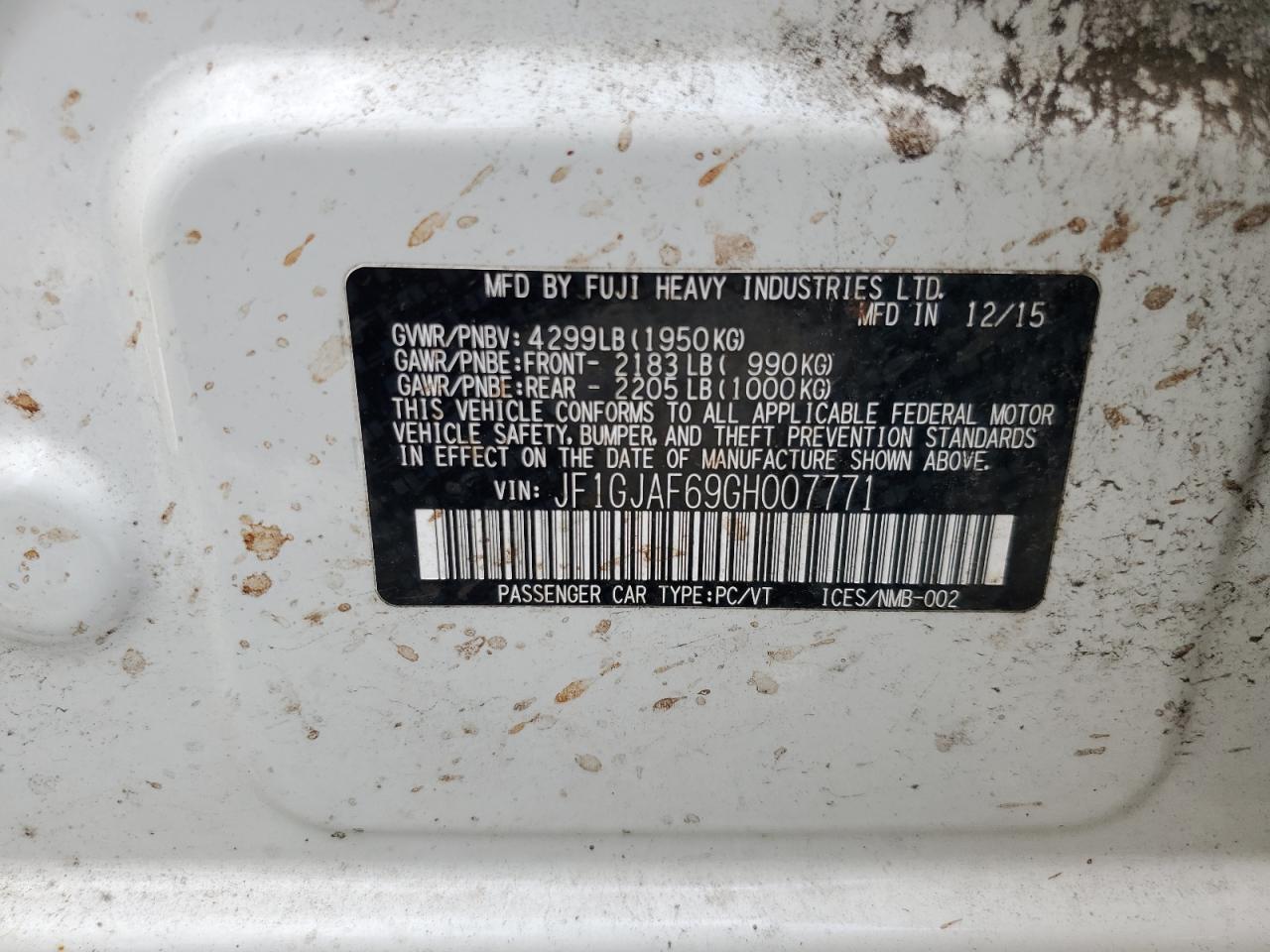 SUBARU IMPREZA PREMIUM PLUS