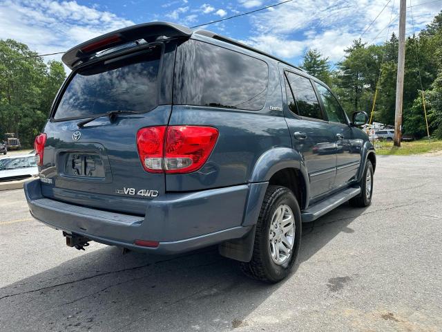 TOYOTA SEQUOIA LI 2006 blue 4dr spor gas 5TDBT48A26S260586 photo #4