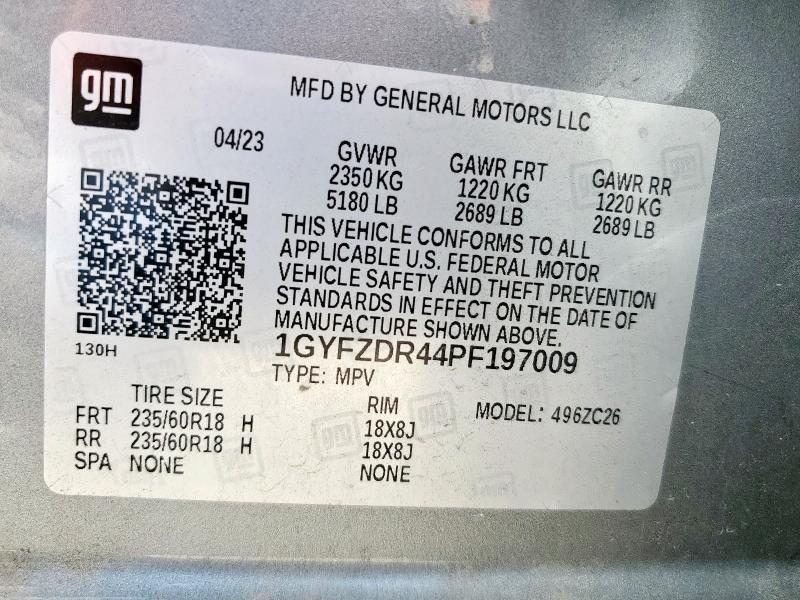 2023 CADILLAC XT4 PREMIU 1GYFZDR44PF197009