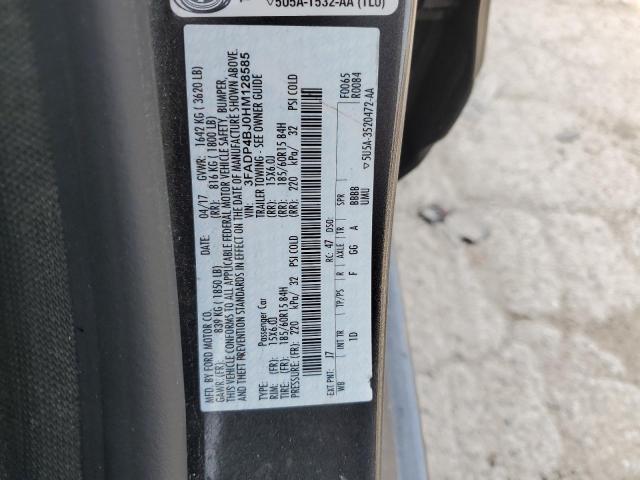 2017 FORD FIESTA SE 3FADP4BJ0HM128585