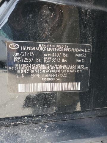 2015 HYUNDAI SONATA SPO 5NPE34AF9FH171235